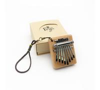Mini Kalimba à 8 touches en acajou, Piano à Percussion, Instrument de musique léger et Portable