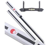 Mini Katana Sasuke Epee Kusanagi Bois Sabre - 45cm White Edition Cosplay - Presentoir Inclus