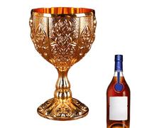 Mini-Kelch, 30 ml-coq fait de galvanisation avec motif rétro, tasse à vin élégante | Facile à charger -Calice pour whisky, bière, cocktail, décoration de placard à vin