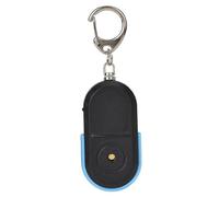 Mini Key Finder, Anti Lost Wireless Item Finder Voice Control Whistle Key Finder Keychain Locator Alarme de contrôle du sifflet pour trouver le porte-clés MP3, etc.(bleu)