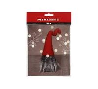 Mini Kit créatif de Noël - Père Noël à feutrer - 13 cm- 1 pce
