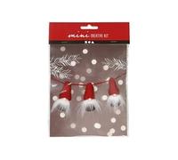 Mini Kit créatif de Noël - Père Noël à feutrer - 6 cm- 3 pcs