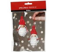 Mini Kit créatif de Noël - Personnages à suspendre - 8 cm- 2 pcs G
