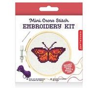 Mini Kit de broderie Kikkerland Papillon E