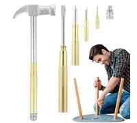 Mini | Kit de camping | Outil de maillet et tournevis résistant antidérapant pour bijoux, métallurgie, construction, camping, utilisation automobile