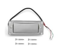 Mini kit de micros à double bobine compatible avec le style LP | Époxy scellé, utilisation de guitare électrique, ensemble de séparation de bobines de pont de cou(Chrome 1PC)