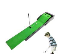 Mini kit de putting - Jeu de bureau portable | Accessoires de golf d'entraînement de golf de table en velours - Kit d'exercices pour bureau, académie, appartement, cuisinière, loisirs, studio, refuge