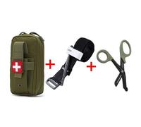 Mini Kit De Support De Garrot 1000d Amélioré,Sac De Premiers Soins Tactique Portable,Sac Médical Ifak Avec Système Molle - Type Green Suit