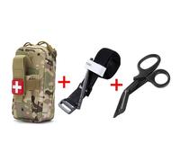 Mini Kit De Support De Garrot 1000d Amélioré,Sac De Premiers Soins Tactique Portable,Sac Médical Ifak Avec Système Molle - Type Cp Suit