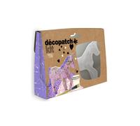 Mini kit Décopatch cheval feuilles pinceau et vernis colle