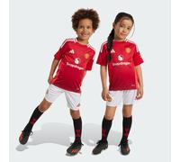 Adidas Manchester United 24/25 Home Short Sleeve Junior Set Rouge 5-6 Years Enfants
