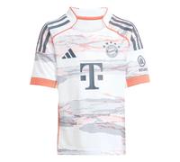Adidas Fc Bayern 25/26 Mini Away Short Sleeve Junior Set Blanc 12-24 Months Enfants