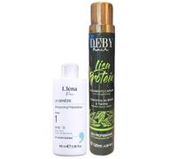 Mini-kit Lisa Protein Deby Hair 120 ml & shampooing La Genèse L'Iéna 100 ml