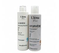 Mini-kit lissage indien Ayurvédie Enzymoplastie L'Iéna Paris 2 x 200 ml