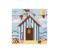 Mini Kit Point de Croix Beach Hut 13 x 13 cm - Trimits(...) - Beach Hut G