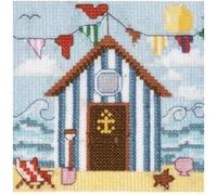 Mini Kit Point de Croix Beach Hut 13 x 13 cm - Trimits(...) - Beach Hut G