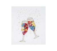 Mini Kit Point de Croix Cheers 11 x 15 cm - Trimits(...) - G