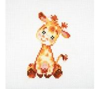 Mini Kit Point de Croix Girafe - 13 x 13 cm - Trimits(...) - Multicolore Multicolore G
