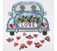 Mini Kit Point de Croix Love 14 x 15,2 cm - Trimits(...) - Love G