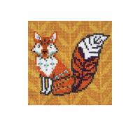 Mini Kit Point de Croix Renard 13 x 13 cm - Trimits(...) - Renard Marron Renard Marron