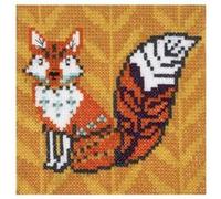 Mini Kit Point de Croix Renard 13 x 13 cm - Trimits(...) - Renard Marron Renard Marron