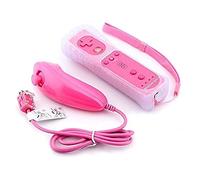 mini kitty 2 en 1 Manette Plus Et Nunchunk pour Nintendo wii- Rose