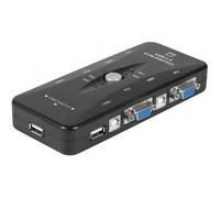 Mini kvm switch vga/usb 4 ports