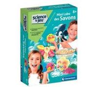 Mini laboratoire des savons science - kit fabrication creation diy - savons colores et parfumes - set jeu educatif creatif et carte