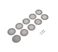 MINI LAME DE SCIE DIAMANT DISQUE DE COUPE DURABLE FERME MANDRIN DE MEULAGE 10X MATÉRIAUX DURS APPROPRIÉS BOIS PLASTIQUES STRATIFIÉS MÉTAUX ARGENT (50mm)