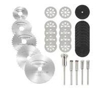 Mini-lames De Scie Circulaire, Disques De Coupe For Métal, Outils Rotatifs, Compatibles Avec Les Accessoires Dremel, Disques De Sculpture Sur Bois, Meules De Ponçage, 32/31 Pièces(30pcs)
