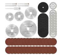 Mini-lames De Scie Circulaire, Disques De Coupe For Métal, Outils Rotatifs, Compatibles Avec Les Accessoires Dremel, Disques De Sculpture Sur Bois, Meules De Ponçage, 32/31 Pièces(60pcs)