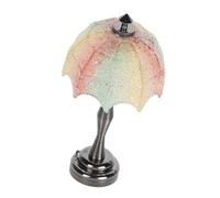 Mini Lampadaire pour Maison de Poupée, échelle 1:12, Lumière LED, Base en Métal, Abat-jour coloré Noble et élégant pour Décoration de Maison de Poupée