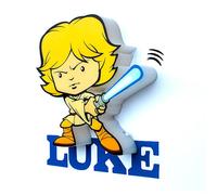 Mini lampe 3D Light FX Luke Skywalker 3D Jaune TU
