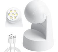 Mini Lampe À Ongles Led Uv, Lampe Uv Sèche-Ongles Portable Unique Doigt Gel Pose Americaine, Lampe De Durcissement Électrique Mac