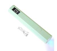 Mini lampe à ongles UV - Unité portable 1 pièce | Lumière LED à un doigt, sèche-vernis gel à séchage rapide, lampe de poche compacte à durcissement pour manucure, accessoires de salon de maison adapté