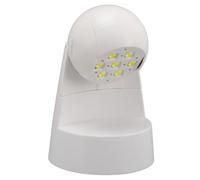 Mini Lampe à Polymériser les Ongles, Sèche-gel Portable de Puissance 18 W avec 7 Puces Lumineuses pour un Usage Domestique, Matériau ABS de Couleur Blanche, adapté à les Types