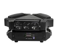 Mini-lampe araignée LED, mélange de couleurs RGBW, pivotement de 360° & inclinaison de 145°, multicolore, prise UE