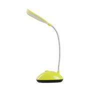 Mini lampe de bureau LED alimentée par piles, rotation à 360 degrés, col de cygne réglable, protection des yeux, veilleuse de lecture, lampe de bureau LED alimentée par piles