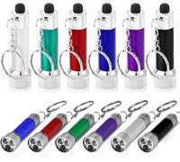 Mini Lampe De Poche Led, 12 Pcs Portable Lampe Torche Porte-Clés Pour Enfant Petite Lampe De Poche Pour Randonnée/Urgence