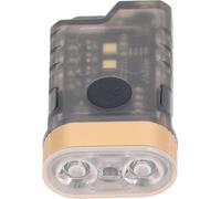 Mini lampe de poche LED 1500LM avec base magnétique IPX5 étanche 500mAh rechargeable avec lampe UV 365nm Lampe de poche pour détection d'avertissement en extérieur