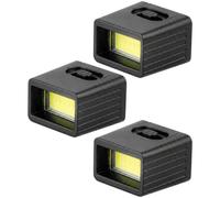 Mini lampe de poche LED à 2 niveaux, petite lampe de poche Portable 9v, lumière pour urgence et usage quotidien, 3 pièces