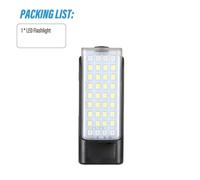 Mini Lampe De Poche Led Aste,Lampe De Travail,Porte-Clés,Lampe De Camping,Facile À Transporter,Plusieurs Modes D'éclairage,Matériau Étanche.Black Body.