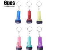 Mini Lampe De Poche Led Multifonction,Torche De Poche,Lampe Porte-Clés,Randonnée En Plein Air,Torches D'urgence,Batterie 62,1 Pièce,12 Pièces.6pcs-B.