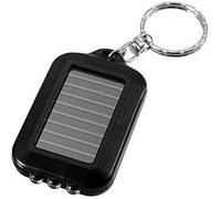 Mini Lampe De Poche Led Noire Non Solaire Porte-Clés Lampe De Poche Longue Durée À Économie D'Énergie Portable