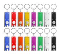 Mini Lampe De Poche LED Porte-Clés Colorés Pour Camping et L'extérieur - 16 Pièces