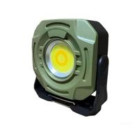 Mini lampe de poche magnétique avec 6 niveaux de température de couleur, rotation à 360 degrés, batterie rechargeable et affichage intelligent de l'alimentation en continu (vert)