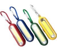 Mini Lampe De Poche Porte-Clés 4pcs Lampe De Poche Portable Led Couleur Variée Pour Camping Randonnée Urgences