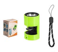Mini lampe de poche porte-clés à LED haute intensité pour mini lampe de camping portable 230 lumens, lanterne compacte alimentée par type C pour randonnée en plein air et utilisation en toute sécurité