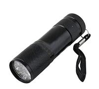 Mini lampe de poche UV à 9 LED ultra violettes