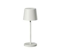 Lumisky Mini lampe de table touch sans fil en aluminium blanc LED MINI WHITE blanc dimmable H22cm